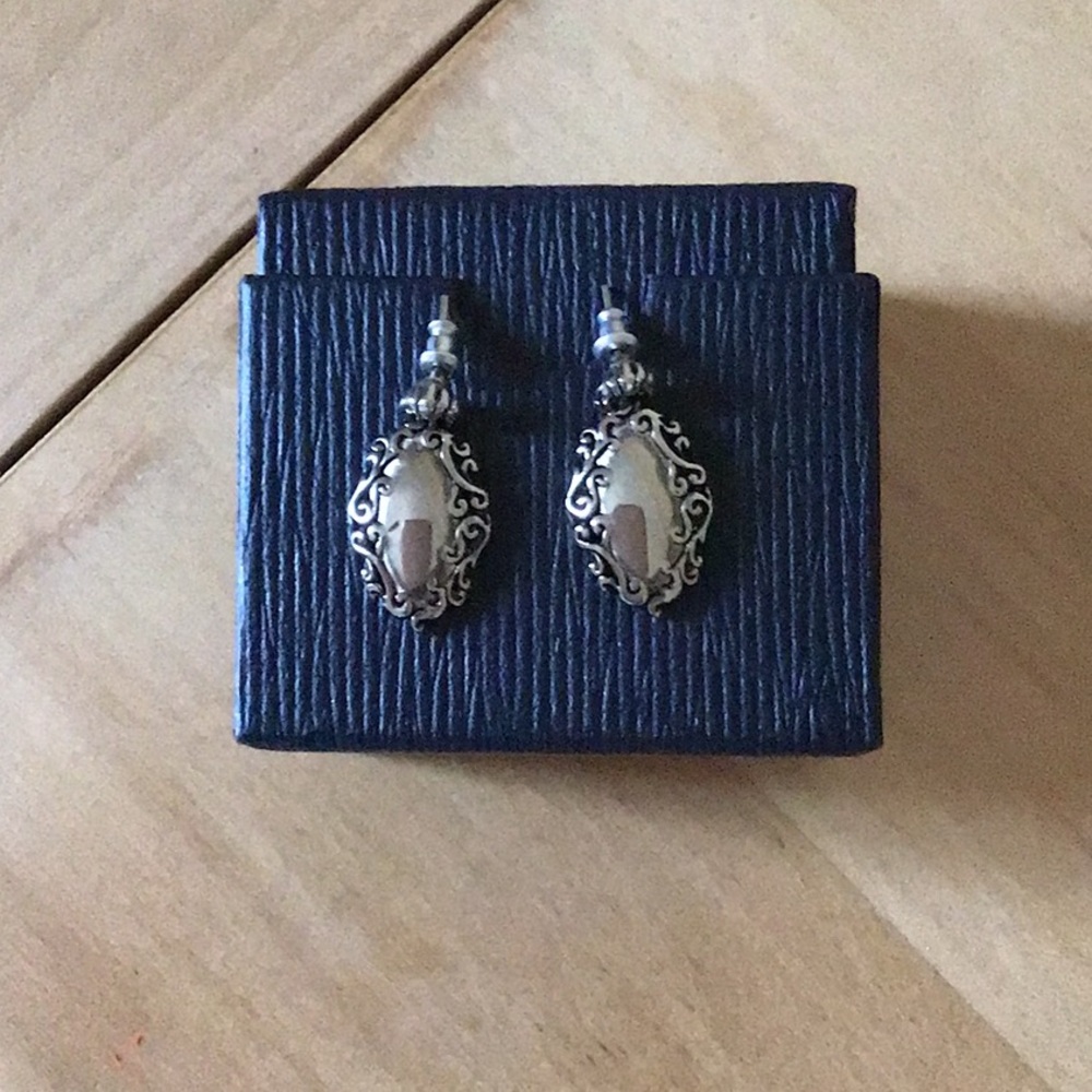 Silver earrings